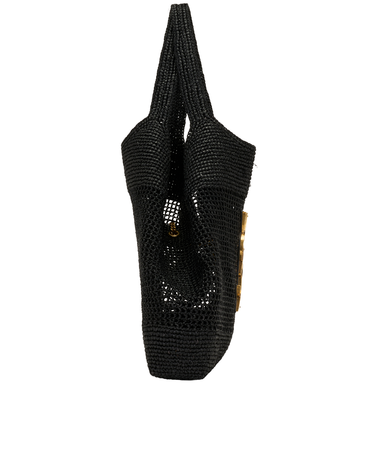 Icare Maxi Tote, &pound;2,900, Handbags, Black, Raffia, Side view